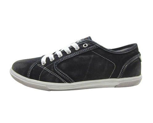 Efecto de lavado de la lona de la parte superior de los zapatos informal, sucia oferta suela exterior de los hombres zapatilla deportiva