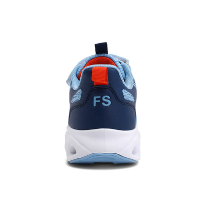 Niños zapatillas de deporte de piel de fibra microfibra material superior antideslizante encaje TPR EVA correr patinaje verano primavera otoño