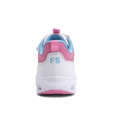 Niños zapatillas de deporte de piel de fibra microfibra material superior antideslizante encaje TPR EVA correr patinaje verano primavera otoño