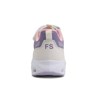 Niños zapatillas de deporte de piel de fibra microfibra material superior antideslizante encaje TPR EVA correr patinaje verano primavera otoño