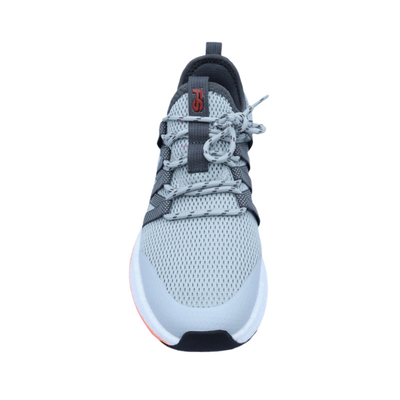 zapatillas de deporte de diseño fresco para hombres de cuero falso estilo superior encaje