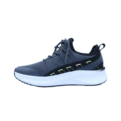 zapatillas de deporte de diseño fresco para hombres de cuero falso estilo superior encaje