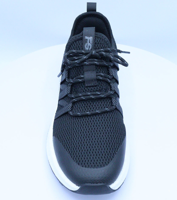 zapatillas de deporte de diseño fresco para hombres de cuero falso estilo superior encaje