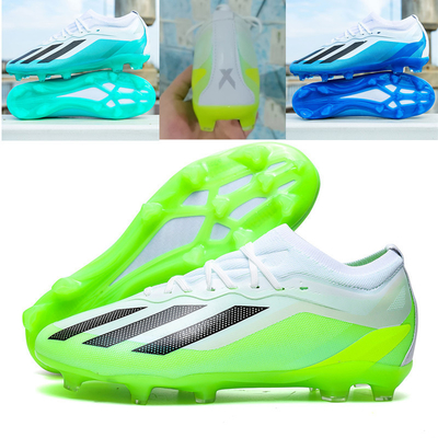 Al por mayor Calzado de fútbol de punta baja para niños AG Long Spikes Copa del Mundo TF Broken Spikes Calzado de entrenamiento de competición de hierba