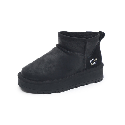 Botas de nieve para mujeres de invierno más veludo