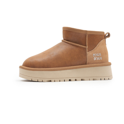 Botas de nieve para mujeres de invierno más veludo