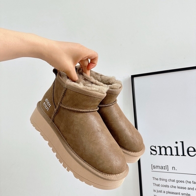 Botas de nieve para mujeres de invierno más veludo
