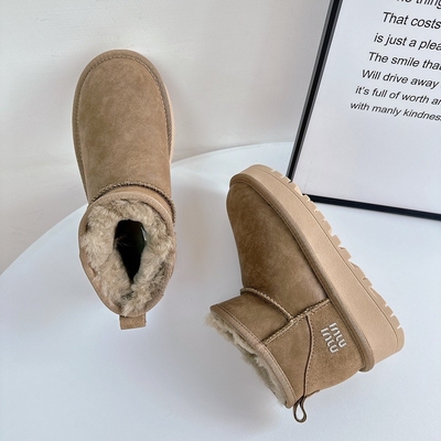 Botas de nieve para mujeres de invierno más veludo