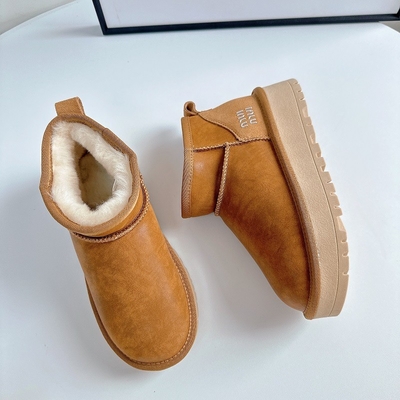 Botas de nieve para mujeres de invierno más veludo
