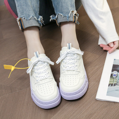 2024 Primavera Nueva Calzado de lona de suela gruesa Calzado de mujer Sneakers de juego completo