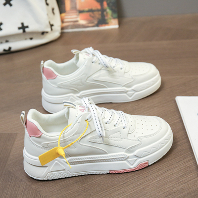2024 Primavera Nueva Calzado de lona de suela gruesa Calzado de mujer Sneakers de juego completo