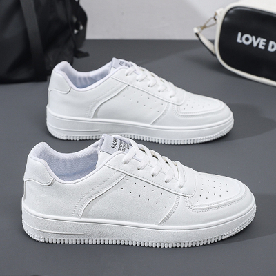 Sneakers Casual para hombres 2024 Spring New Style Moderno Todo-Match Sneakers Blancos zapatillas de suela de PVC