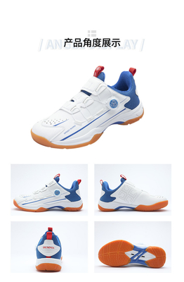 Zapatos de tenis personalizados Zapatos de bádminton con función antideslizante giratoria Diseño de moda para adolescentes Uso al aire libre