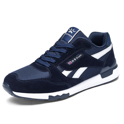 Sapatos de moda de primavera y otoño para hombres de diseño deportivo de malla transpirable, resistentes al deslizamiento, resistentes al desgaste y ligeros para correr