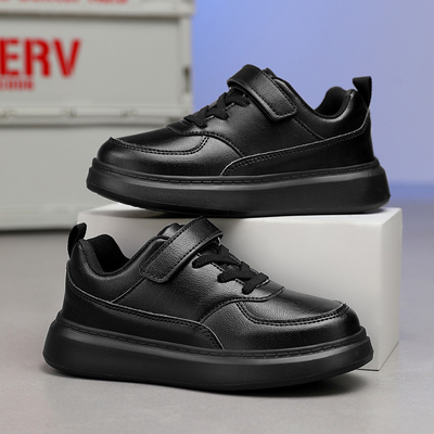 Calzado de patinaje blanco infantil Calzado negro antideslizante 2024 Calzado deportivo impermeable de cuero