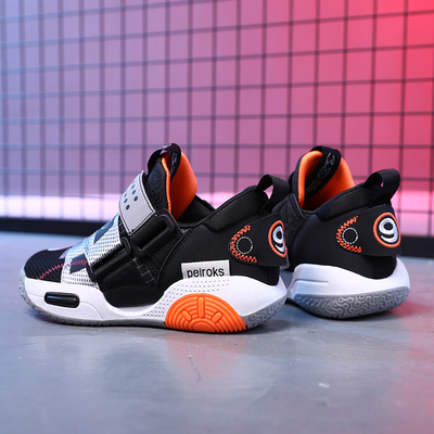 Zapatos de baloncesto de niños para niños - Zapatos de deporte respiratorios de malla para niños, zapatos de entrenamiento profesional para niños