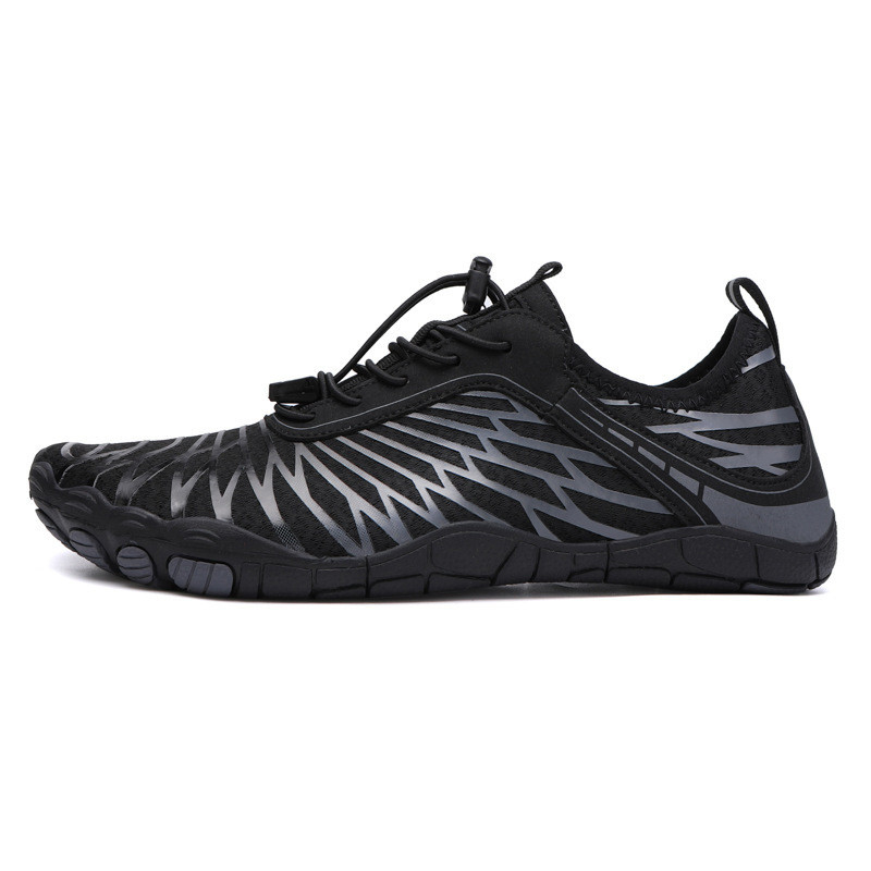Tamaño Plus para parejas Zapatos de pesca al aire libre Zapatos de natación Zapatos de agua Zapatos de cinco dedos Zapatos de playa para hombres